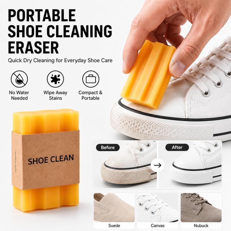 Sneaker Care Suede - 1/2/3個入り-スエード靴用消しゴムクリーナー、携帯用スニーカー傷汚れ除去ブロック、ヌバックキャンバスシューズ用、旅行用靴ケア