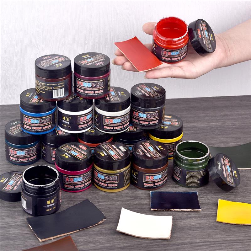 Sneakers Care - 靴,スニーカー,バッグ,ソファ,カーシート,染料,50ml用のアクリル革修理塗料,着色顔料