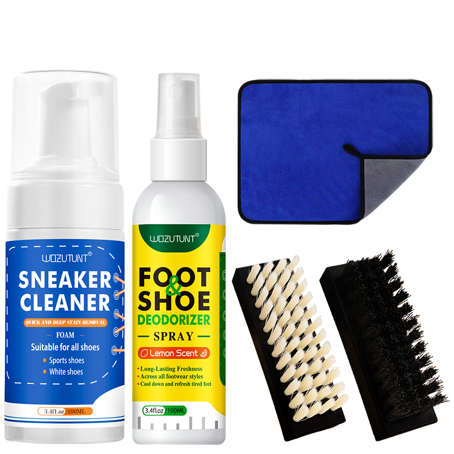Sneaker Care Whitener - スニーカークリーナー ホワイトシューズ 革靴 除染 ホワイトニングフォーム ムースまたは多目的消臭剤