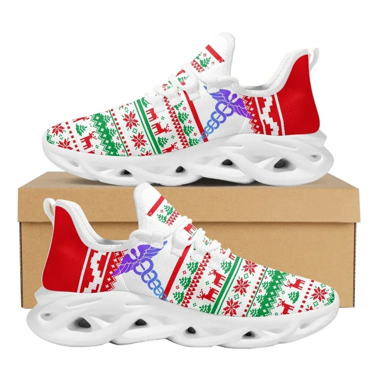 2023 クリスマススニーカー滑り止めランニングシューズ E - Sneakers Care のレビューと価格