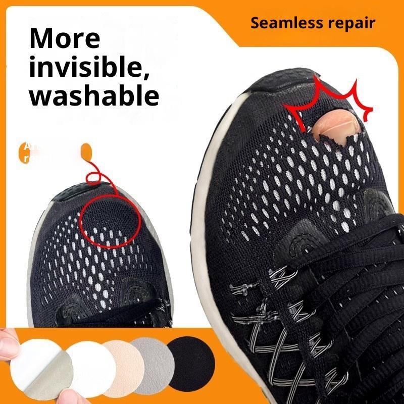 新しい自己粘着靴穴修理パッチ接着剤不要、洗濯可能、メッシュス - Sneakers Care のレビューと価格