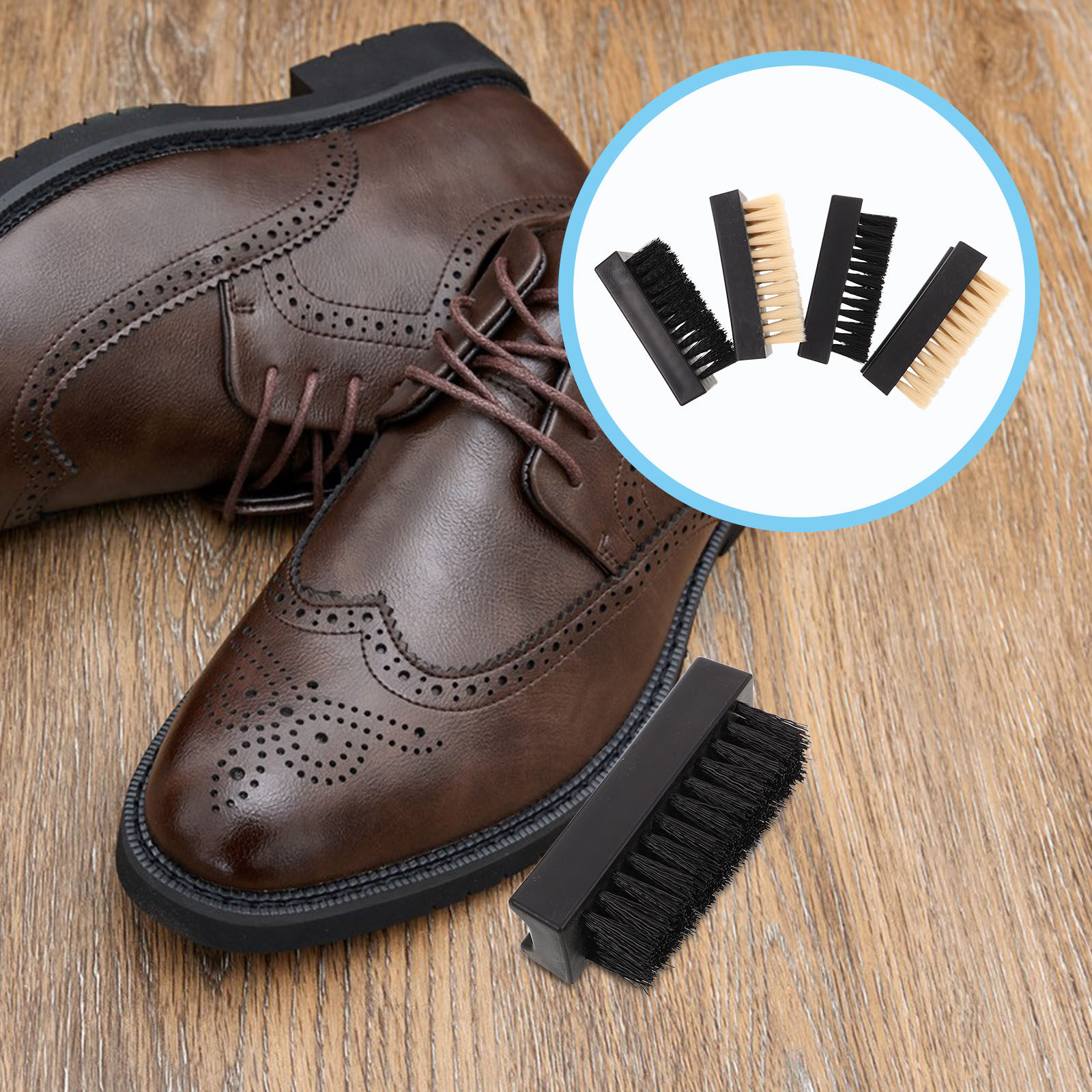 4個入り多機能シューズブラシセット ソフト＆ハードブラシ ス - Sneaker Care Suede のレビューと価格