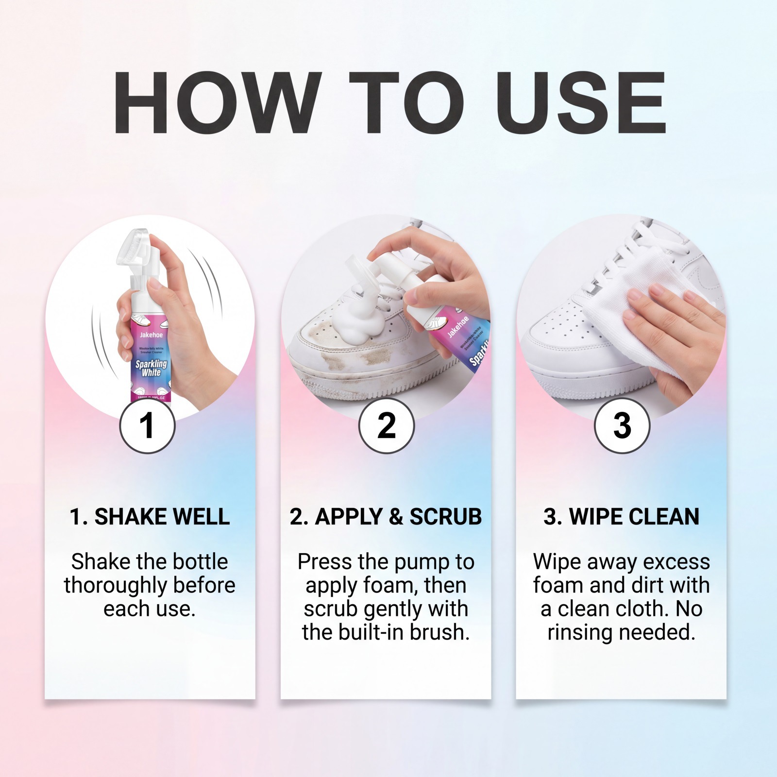 100ML スニーカークリーナー液体ソリューション キャンバ - Sneaker Care Whitener のレビューと価格