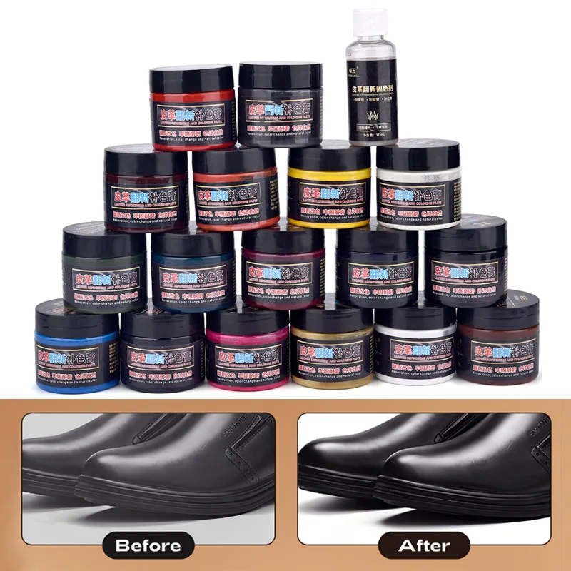 50g革修理用塗料顔料DIYベジタブルタンニンなめし革用顔料 - Sneakers Care のレビューと価格